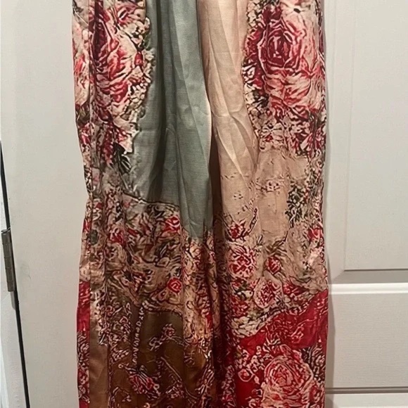 Boho Floral Wide Leg Pants New Sx S - Picture 2 of 2